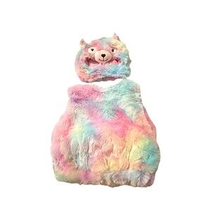 072 Colorful Kids' Plush Llama Costume